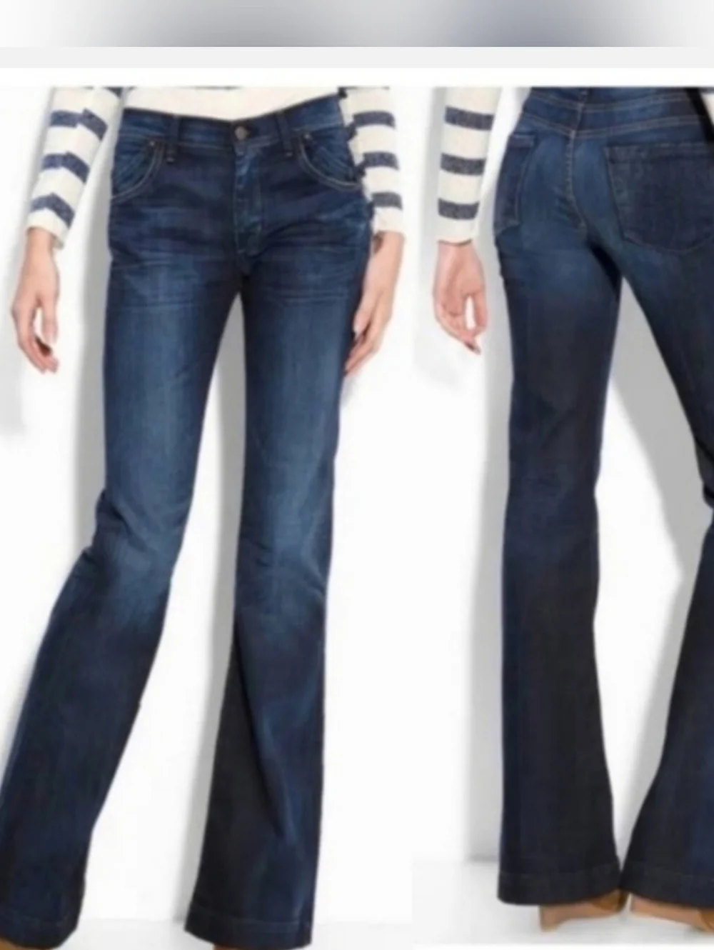 Citizens Of Humanity Hutton Mid Rise Wide Leg Jeans Women's 30 Retro Y2K Vibes - Picture 3 of 14